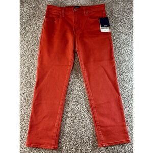 Jag Pants Women's Size 10 10/26 Salsa Cassie Mid Rise Crop Slim Jeans BRAND NEW